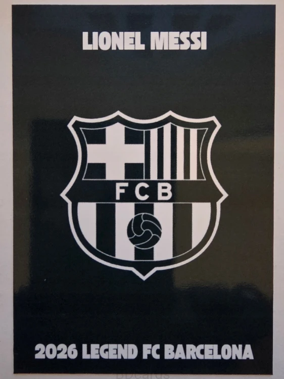 2026 Karta Lionel Messi Fc Barcelona Argentyna Legend Limited Edition /BG30
