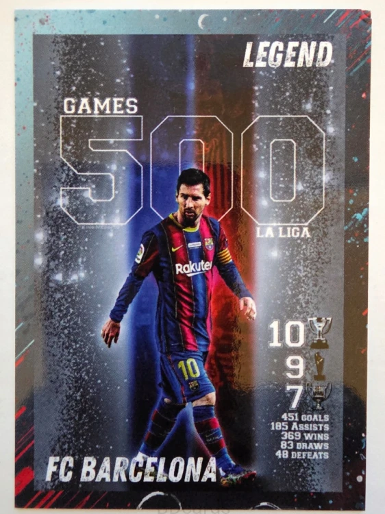 2026 Karta Lionel Messi Fc Barcelona Legend Limited Edition /BG26