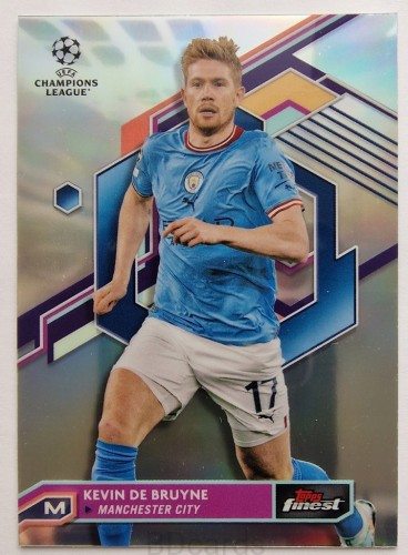 2022-23 Topps Finest Kevin De Bruyne Manchester City /RU21