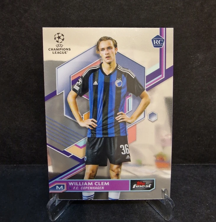 2022-23 Topps Finest William Clem F.C. Copenhagen/ ll23