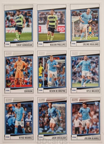 2022-23 Panini Fifa Score 9 Kart Haaland Grealish Alvarez /ZY