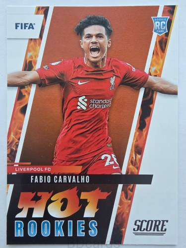 2022-23 Panini Panini Fifa Score Fabio Carvalho Liverpool Hot Rookies /F