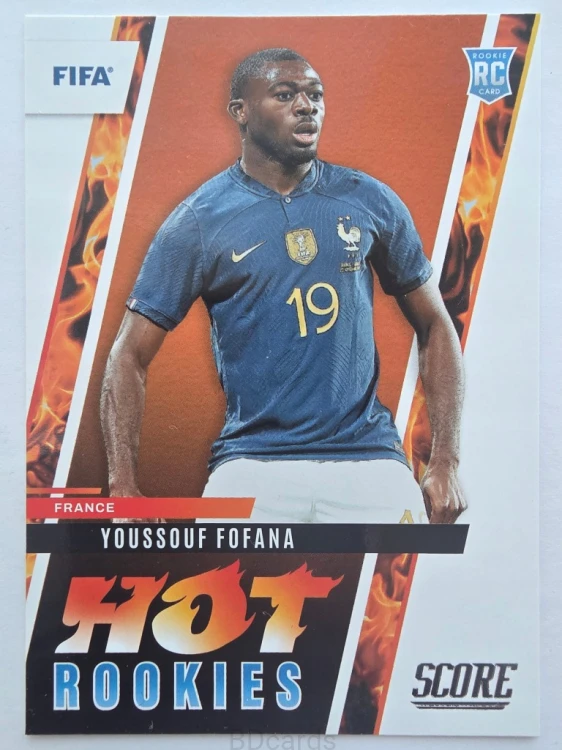 2022-23 Panini Panini Fifa Score Youssouf Fofana Francja Hot Rookies /F