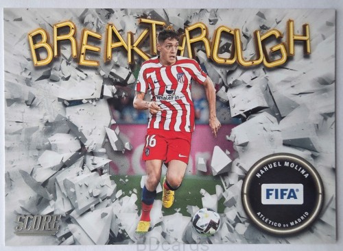 2022-23 Panini Fifa Score Nahuel Molina Atletico Madryt Breakthrough /A