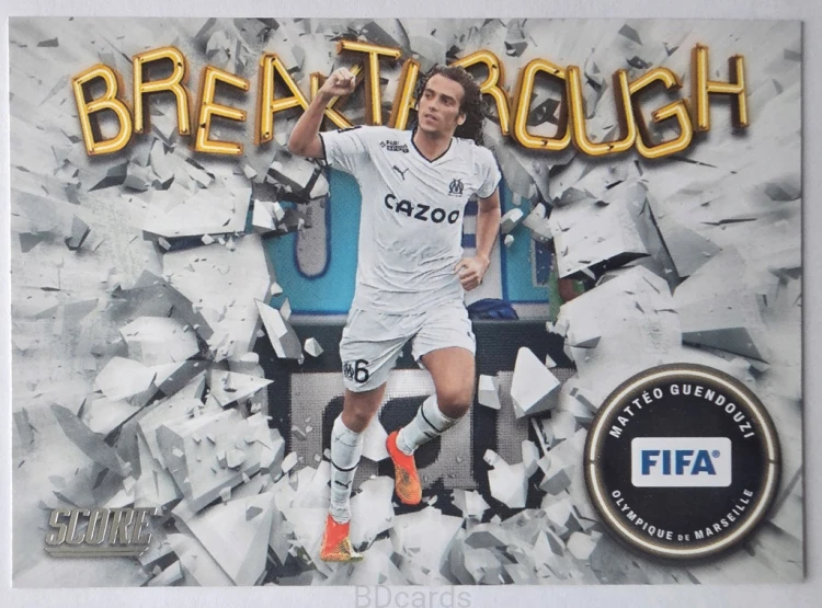 2022-23 Panini Fifa Score Matteo Guendouzi Marsylia Breakthrough /A