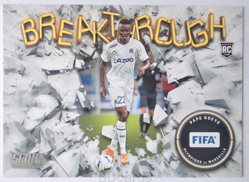 2022-23 Panini Fifa Score Pape Gueye Marsylia Breakthrough /A
