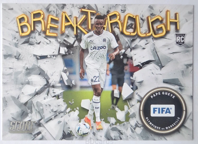 2022-23 Panini Fifa Score Pape Gueye Marsylia Breakthrough /A