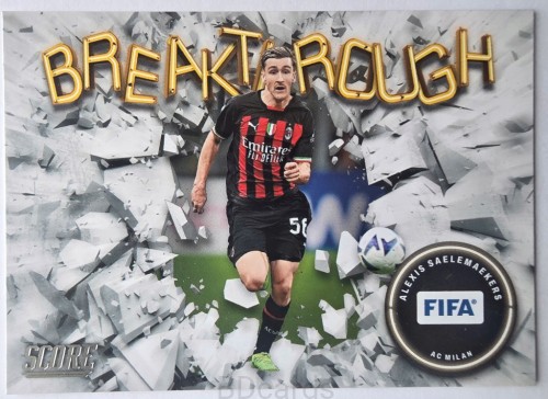 2022-23 Panini Fifa Score Anthony Saelemaekers AC Milan Breakthrough /A