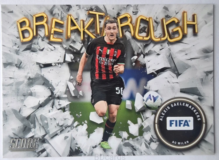 2022-23 Panini Fifa Score Anthony Saelemaekers AC Milan Breakthrough /A