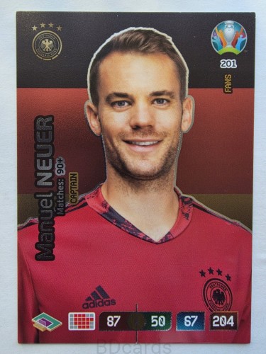 2020 Panini Euro Manuel Neuer Captain Niemcy Nr 201 /O