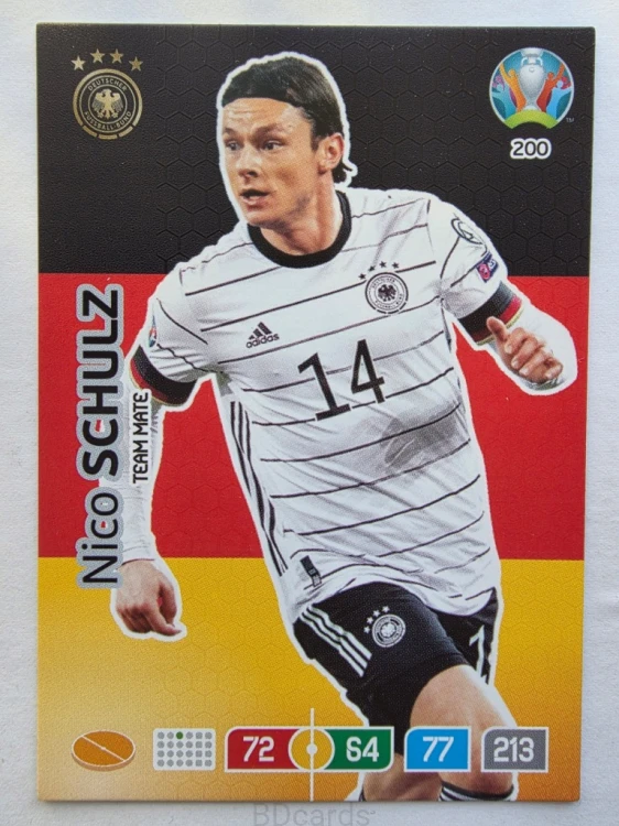 2020 Panini Euro Nico Schulz Niemcy Nr 200 /O