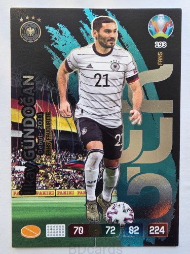 2020 Panini Euro Ilkay Gundogan Fans Favourite Niemcy Nr 193 /O