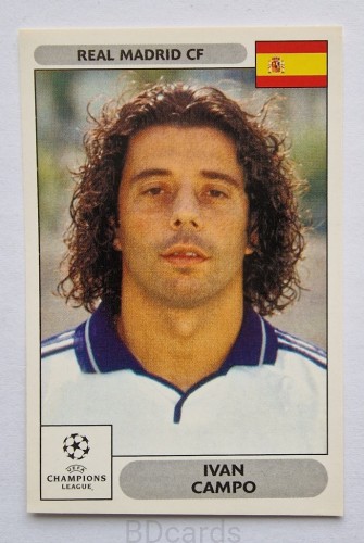 2000-01 Panini Champions League Ivan Campo Real Madryt /A