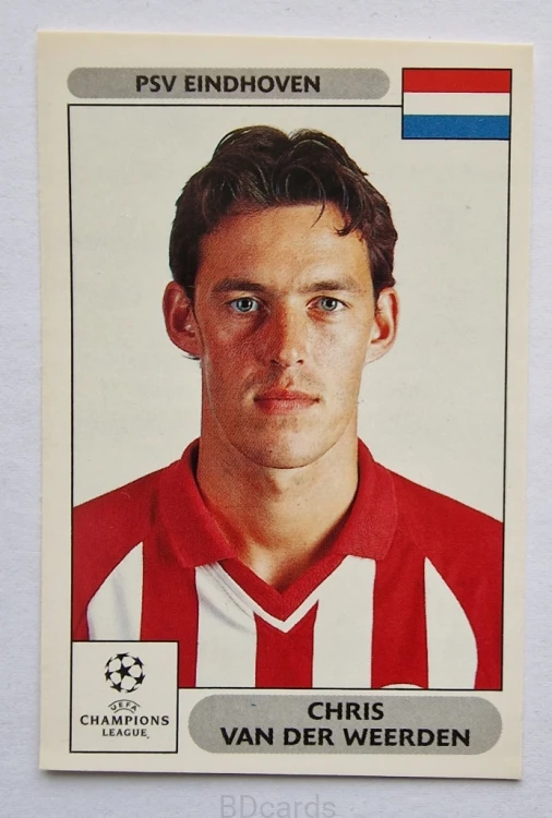 2000-01 Panini Champions League Chris Van Der Wieerden PSV Eindhoven /A