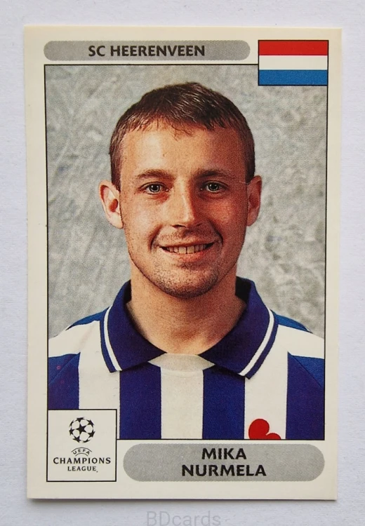 2000-01 Panini Champions League Mika Nurmela SC Heerenveen /A