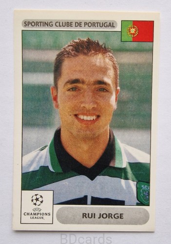 2000-01 Panini Champions League Juri Jorge Sporting /A