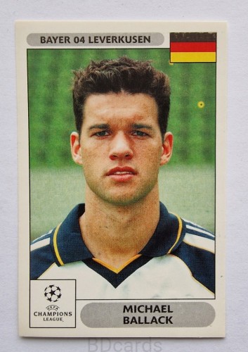 2000-01 Panini Champions League Michael Ballack Bayer Leverkusen /A