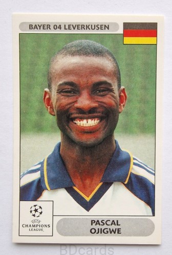 2000-01 Panini Champions League Pascal Ojigwe Bayer Leverkusen /A