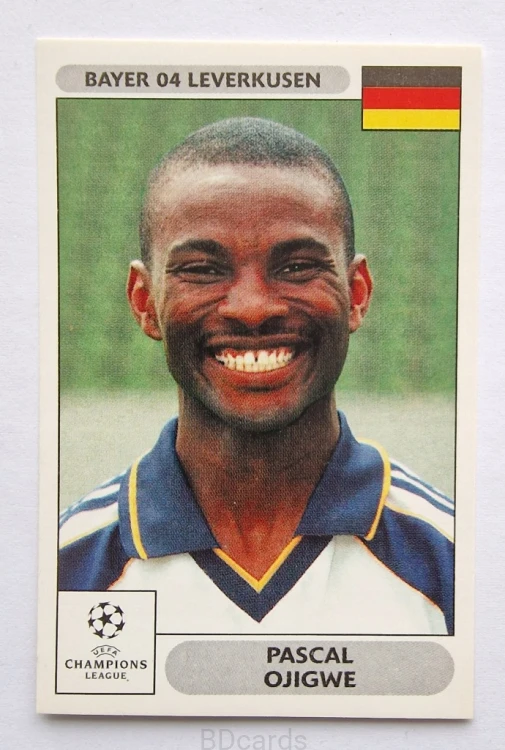 2000-01 Panini Champions League Pascal Ojigwe Bayer Leverkusen /A