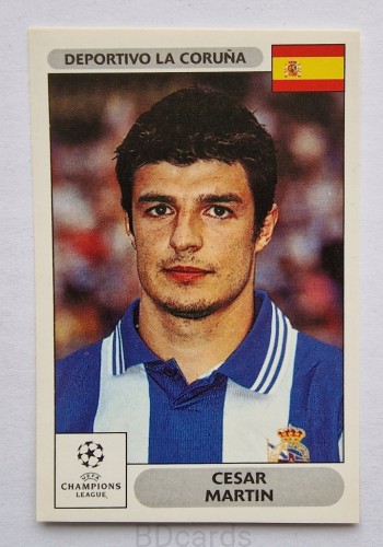 2000-01 Panini Champions League Cezar Martin Deportivo La Coruna /A