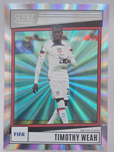 2022-23 Panini Panini Fifa Score Timothy Weah USA Laser /F