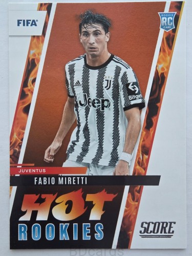 2022-23 Panini Panini Fifa Score Fabio Mitetti Juventus Hot Rookies /F
