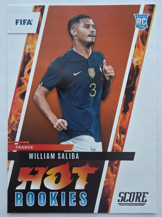 2022-23 Panini Panini Fifa Score William Saliba Francja Hot Rookies /F