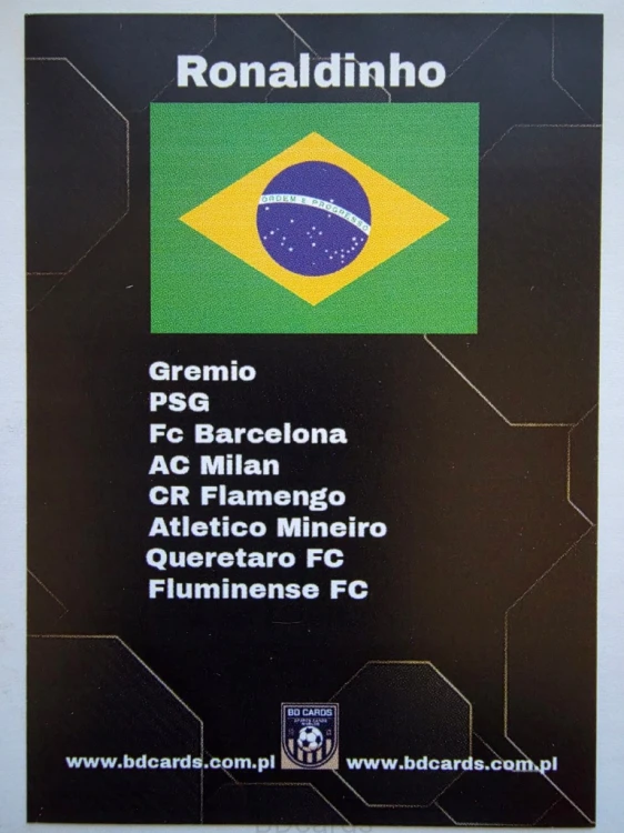 2024 Karta Ronaldinho Fc Barcelona Legends Limited Edition /BC6