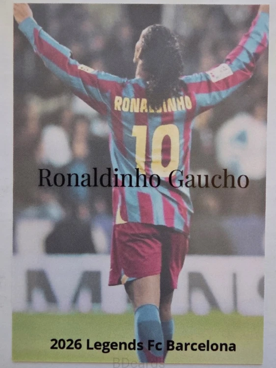 2026 Karta Ronaldinho Fc Barcelona Legend Limited Edition /BG18