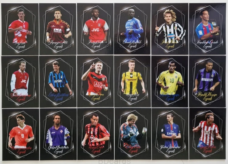 2025 18 Kart Ronaldo Ronaldinho Cafu Matthaus Rivaldo Van Basten Limited