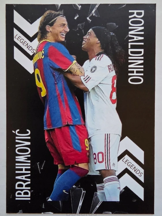 2025 Karta Ronaldinho Ibrahimović Fc Barcelona Legends Limited Edition/BD29