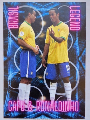2025 Karta Ronaldinho Cafu Brazylia Legends Limited Edition /BD27