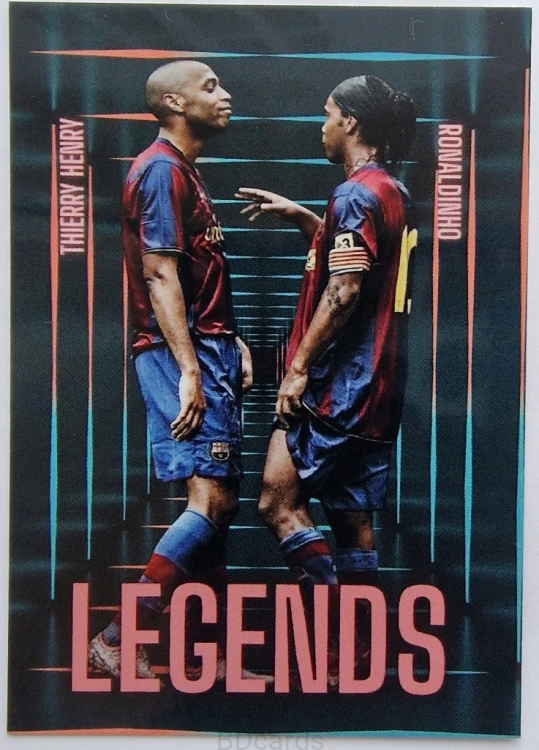 2025 Ronaldinho Thery Henry Fc Barcelona Legends Limited Edition /BD8