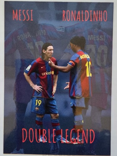 2024 Karta Messi Ronaldinho Fc Barcelona Legends Limited Edition /BC26