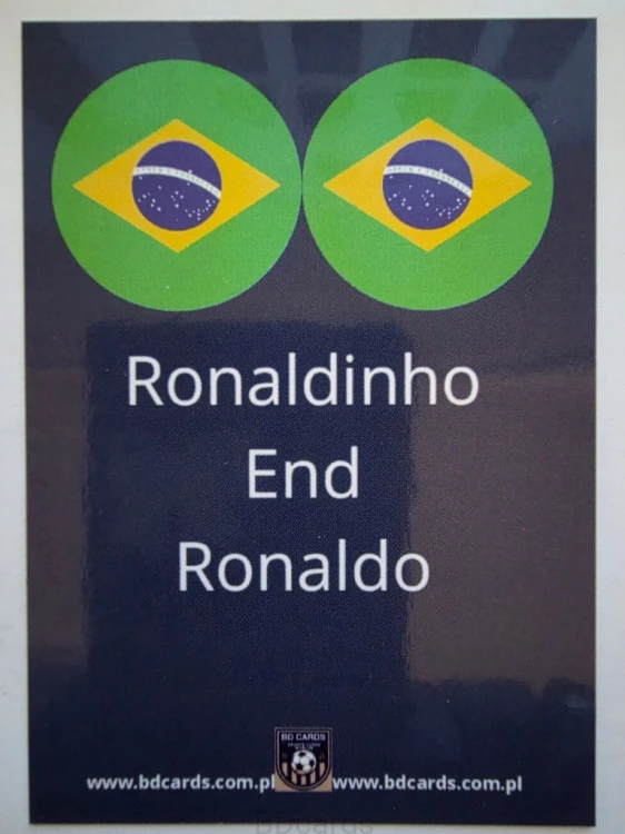 2024 Karta Ronaldinho Ronaldo Nazario Legends Limited Edition /BC29
