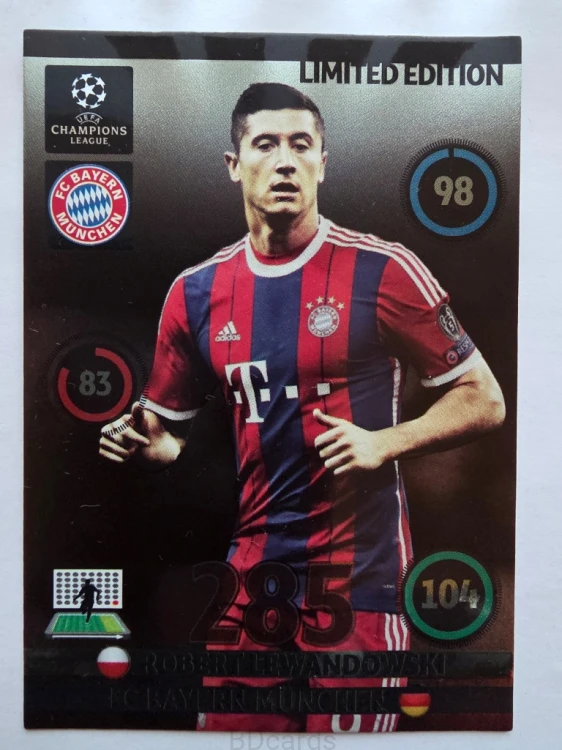 2014-15 Panini Champions Lewandowski Bayern Monachium Limited Edition /NU2