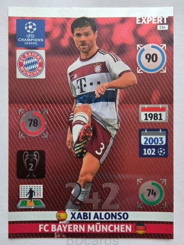 2014-15 Panini Champions League Xabi Alonso Juventus Expert /AU19