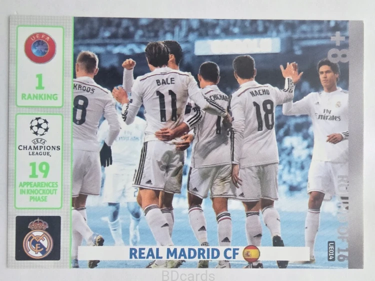 2014-15 Panini Champions League Update Real Madryt /FR6