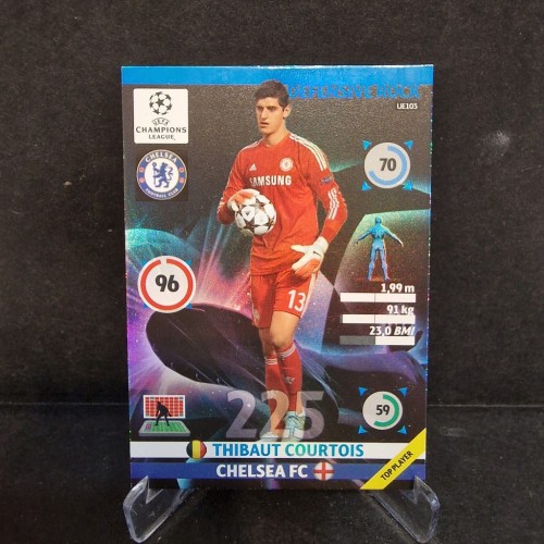 2014-15 Panini Champions League Courtois Chelsea Devensive Rock /K31
