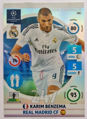 2014-15 Panini Champions League Benzema Real Madrid /RU24