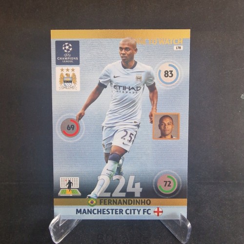 2014-15 Panini Champions League Fernandinho Mc City One to Watch /OC4
