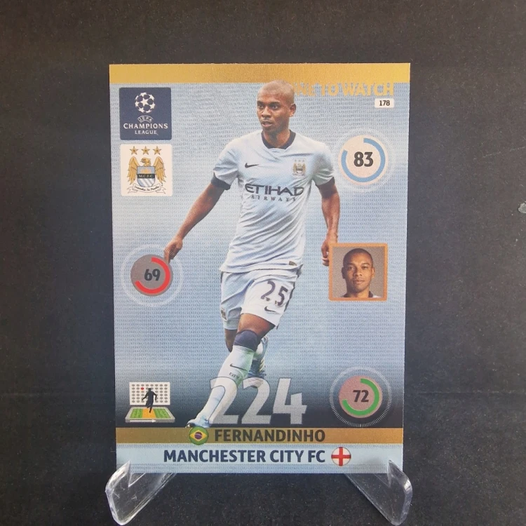 2014-15 Panini Champions League Fernandinho Mc City One to Watch /OC4