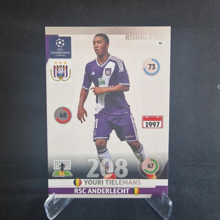 2014-15 Panini Champions League Tielemans Anderlecht Rising Star /OC5