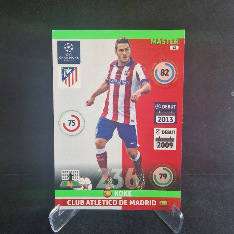 2014-15 Panini Champions League Koke Atl Madryt Master /OC1