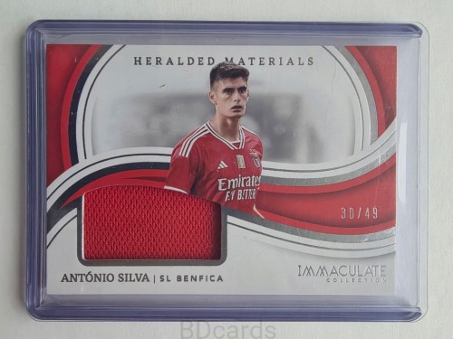 2024-25 Panini Immaculate Antonio Silva Benfica Relic Patch /49 /B