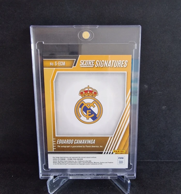 2022-23 Panini Fifa Score Camavinga Real Madryt 1/1 Black Auto Autograf