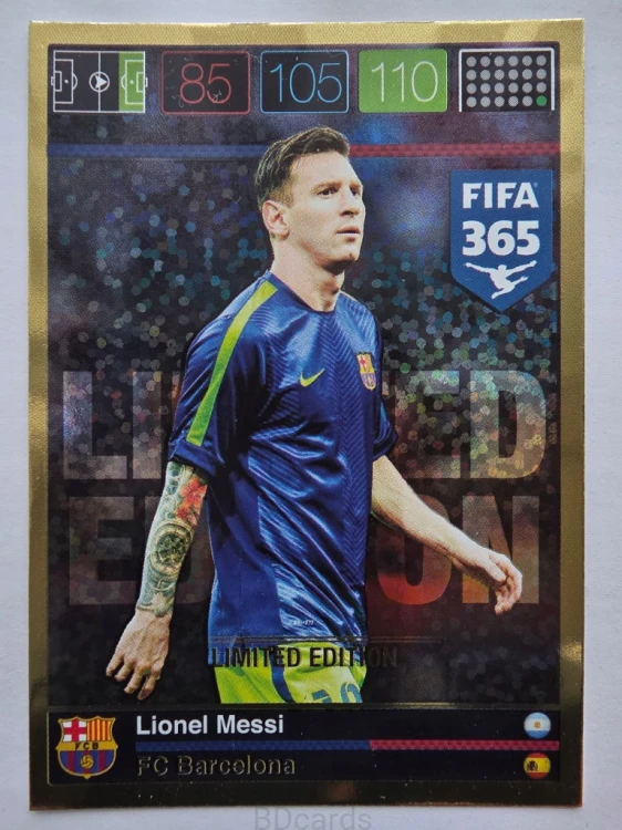 2015-16 Panini Fifa 365 Lionel Messi FC Barcelona Limited Edition /FR12