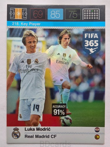 2015-16 Panini Fifa 365 Luka Modrić Real Madryt Key Player /MR27