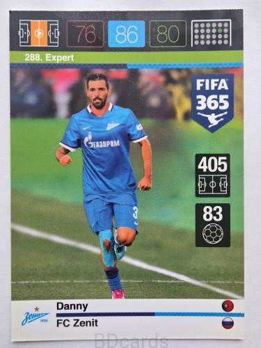 2015-16 Panini Fifa 365 Danny FC Zenit Expert /AU20