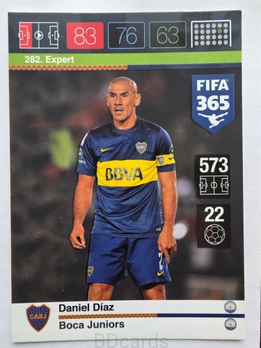 2015-16 Panini Fifa 365 Daniel Diaz Boca Juniors Expert /AU21